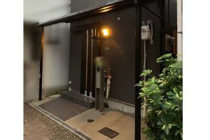 西宮市 テラス 屋根設置工事Afterイメージ