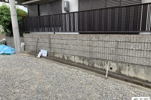 宝塚市 地域 ゴミステーションボックス(オーダー)設置工事Beforeイメージ