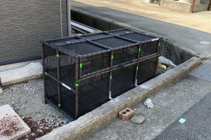 宝塚市 ゴミステーションボックス（中）設置工事Afterイメージ