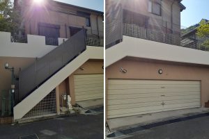 宝塚市 外装工事｜外壁塗装・フェンス設置Afterイメージ