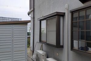 宝塚市 テラス屋根設置工事Beforeイメージ