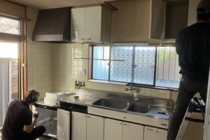 宝塚市内 キッチンリフォーム工事Beforeイメージ