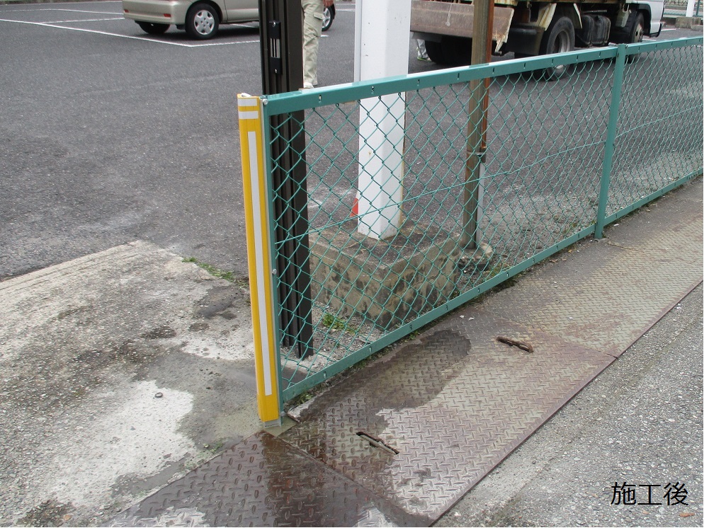 宝塚市 公共施設 駐車場フェンス補修工事イメージ01