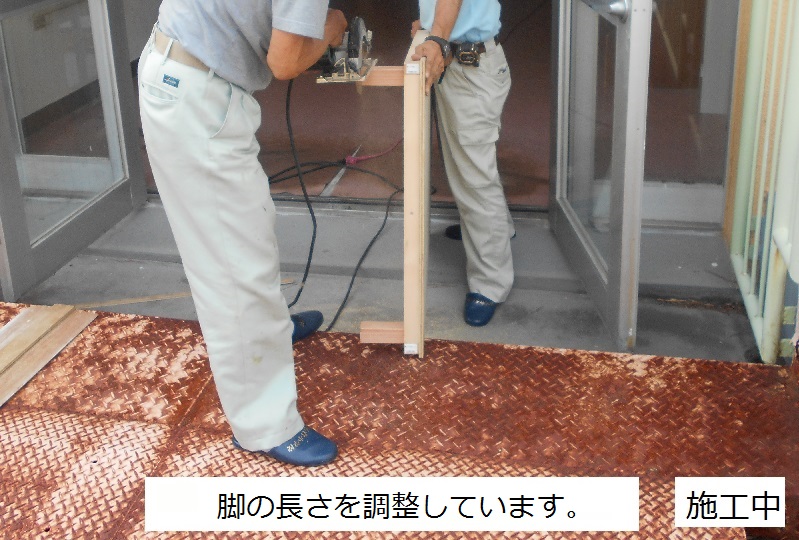 宝塚市 市立小学校 4階渡り廊下スロープ修繕2ヶ所イメージ05