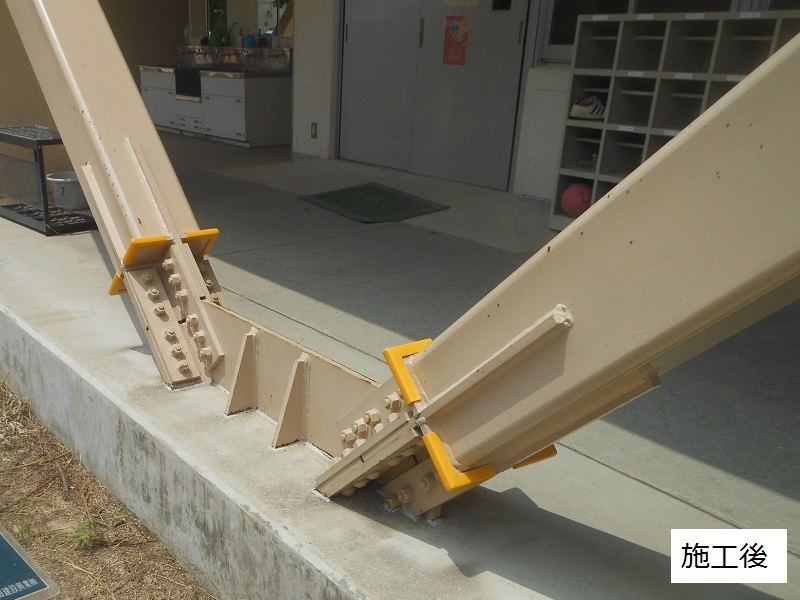 芦屋市 市立小学校 耐震補強部安全対策工事イメージ01