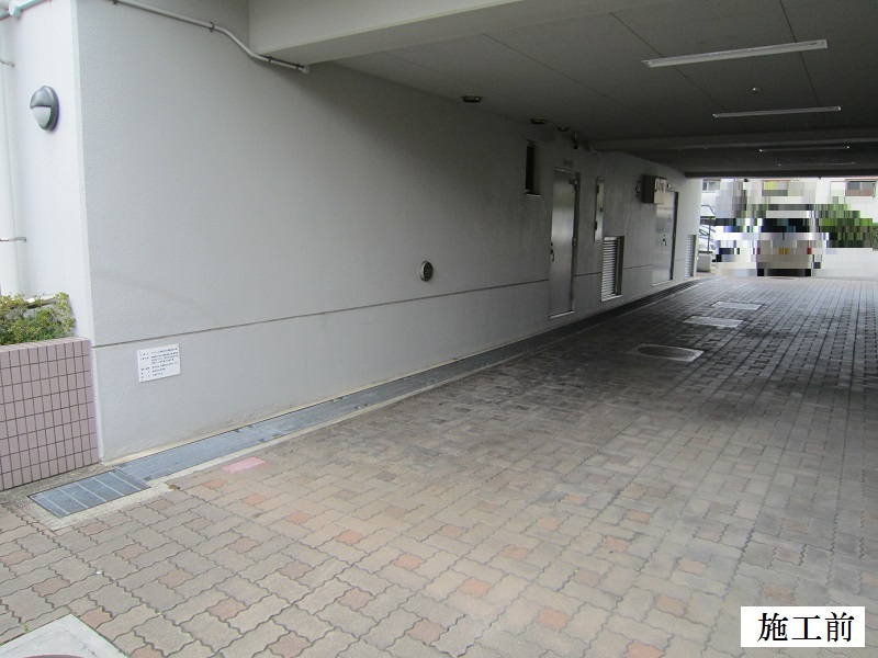 尼崎市 ﾏﾝｼｮﾝ 駐車駐輪ライン引き工事イメージ04
