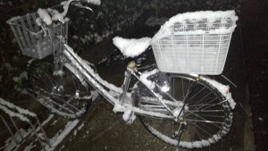 1-雪の自転車