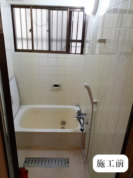 宝塚市 浴室リフォーム工事 | 在来タイルの浴室からユニットバスルームへイメージ04