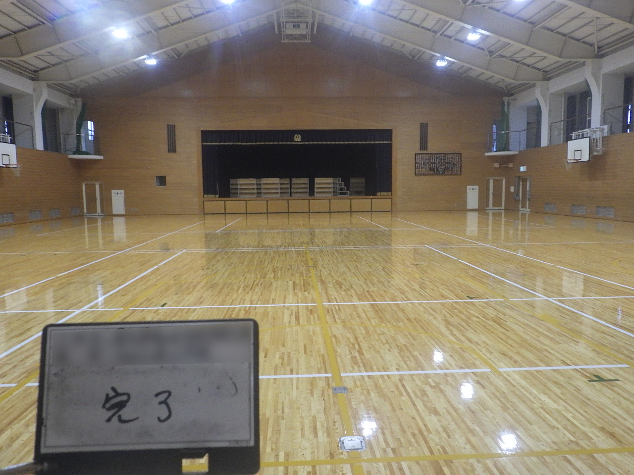 宝塚市内 市立小学校 体育館内外予防改修工事イメージ05